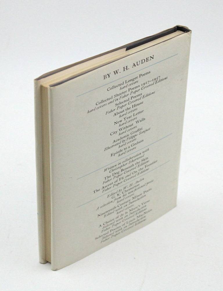 A Choice of Dryden&rsquo;s Verse. Selected and with an introduction by W.H. Auden