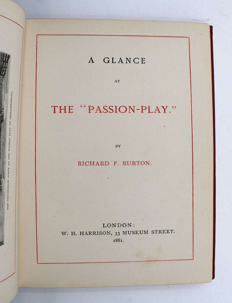 A Glance at The “Passion Play”