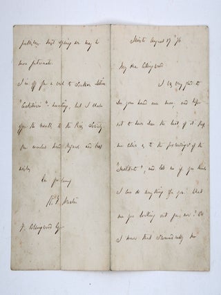 Item #367145 Autograph Letter, signed (“R.F. Burton”), to J. Frederick Collingwood, dated 17...
