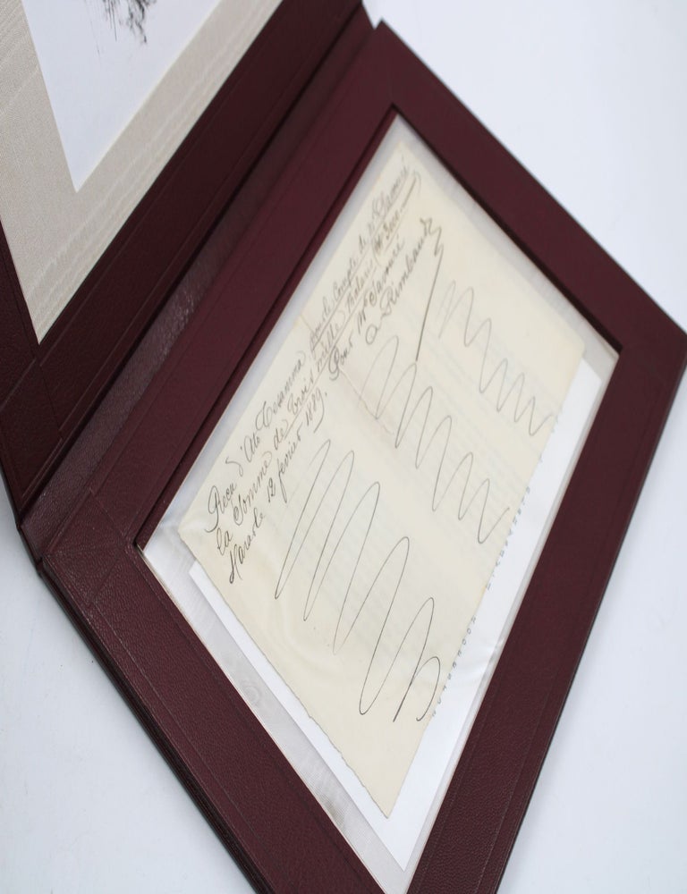 Autograph Document, signed (“A. Rimbaud”), receipt for 3,000 Thalers from Ato Tesamma for the... (5/7)