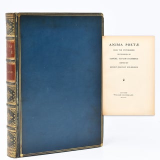 Item #367232 Anima Poetæ from the Unpublished Note-Books of...Edited by Ernest Hartley...