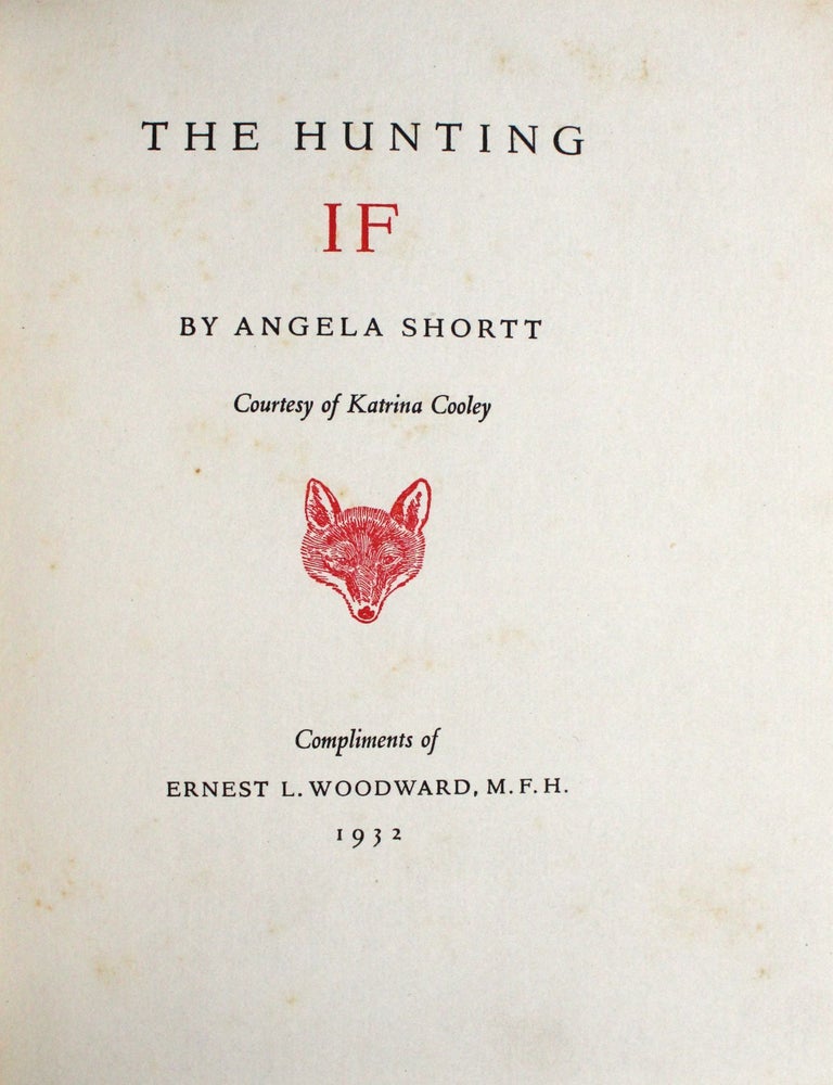 The Hunting If ... Courtesy of Kathrina Cooley