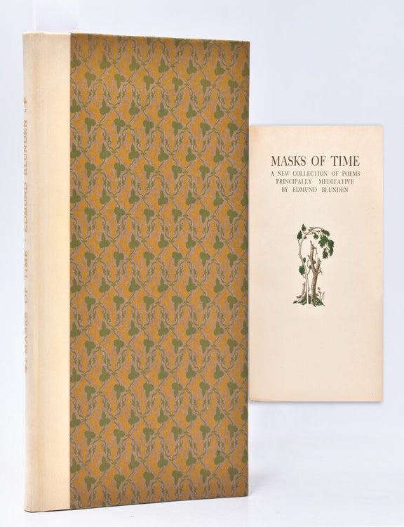 Masks of Time. A New Collection of Poems Principally Meditative