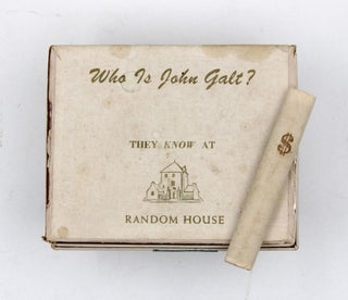 Item #367487 Who Is John Galt? They Know at Random House. [Custom Cigarette Box for Atlas...