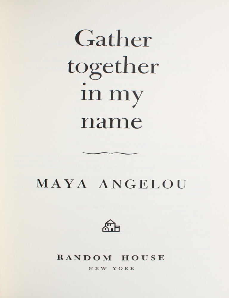 Gather Together in My Name