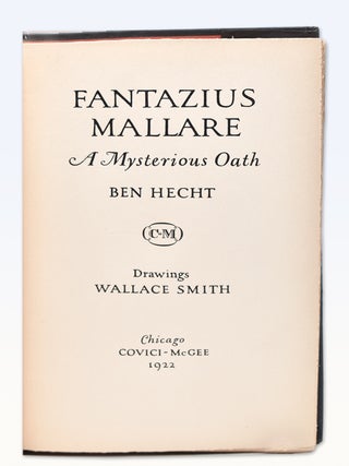 Item #368100 Fantazius Mallare. Ben Hecht