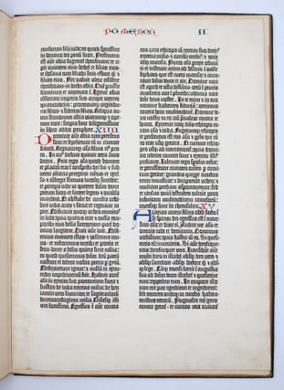 A Noble Fragment. Being a Leaf of the Gutenberg Bible, 1450-1455. With a Bibliographical Essay by...