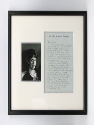 Autograph Letter, Signed, "Your happy girl, Sylvia," to "Dear Mother&quot. Sylvia Plath.