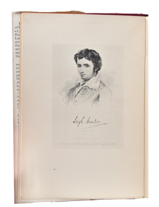 Leigh Hunt. A Biography