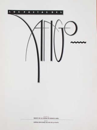 Item #369021 Los Poetas del Tango. Jorge Luis Borges