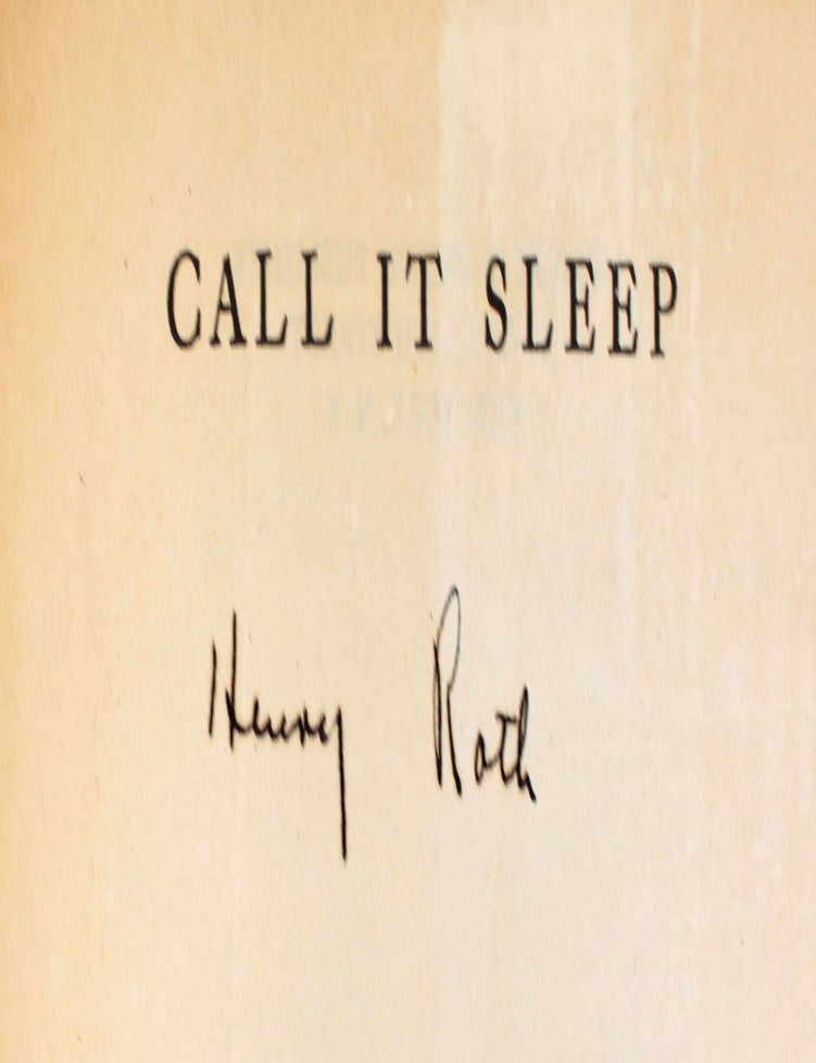 Call it Sleep