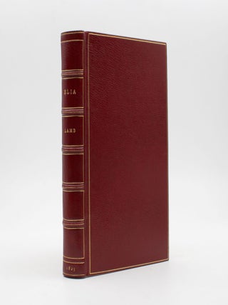 Item #369640 Lamb, Charles. Elia, Essays which have Appeared under that Signature in the London...
