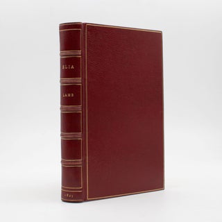 Item #369640 Lamb, Charles. Elia, Essays which have Appeared under that Signature in the London...