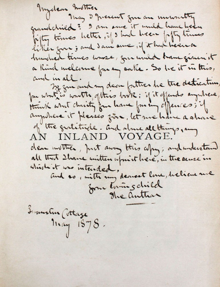An Inland Voyage