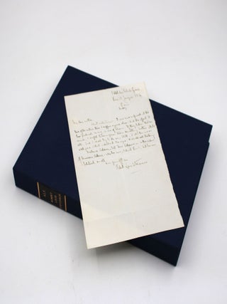 Item #369795 Autograph Letter, Signed ("Robert Louis Stevenson"), to his mother ("My dear...