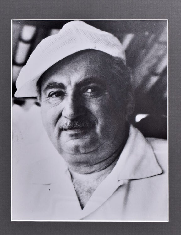 Photograph of Jorge Amado (1912-2001) with cap