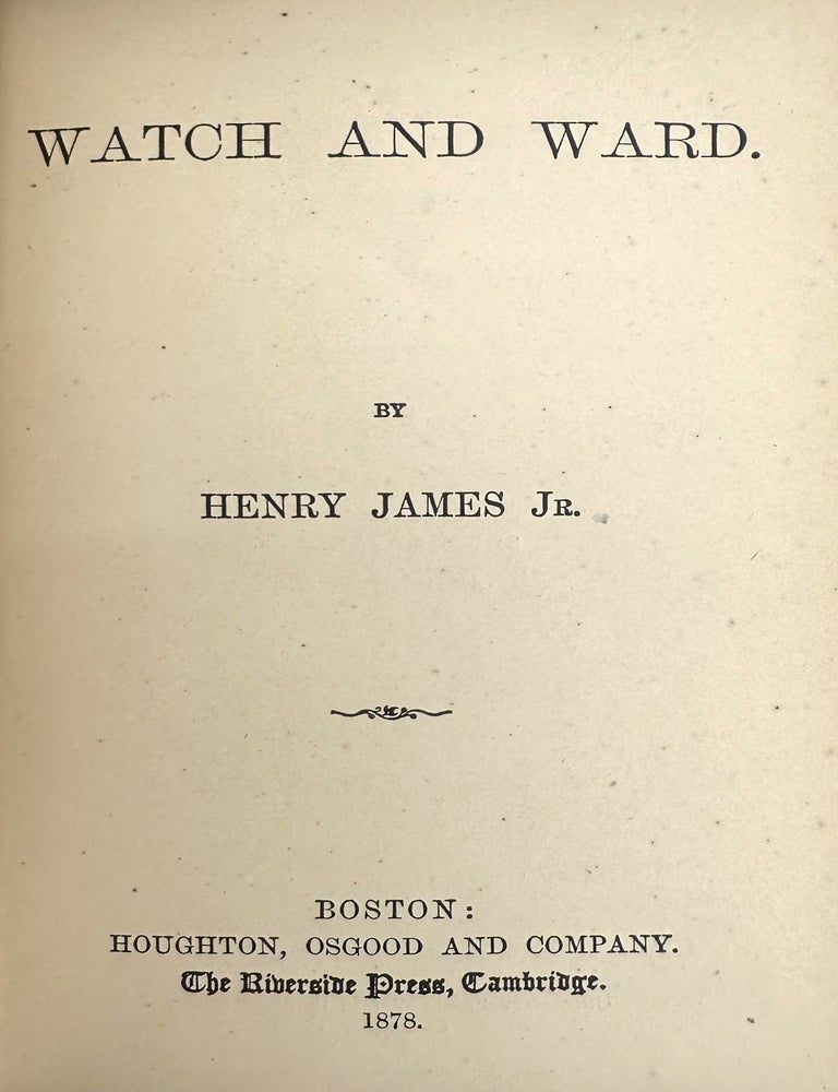 Watch and Ward