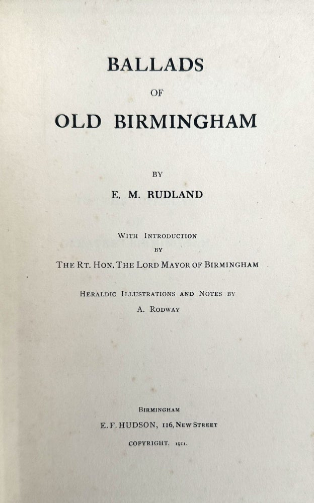 Ballads of Old Birmingham