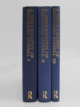 Item #370308 A Bibliography of Bertrand Russell. Kenneth Blackwell, Harry Ruja