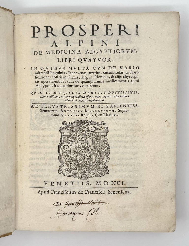 De medicina Aegyptiorum, libri quatuor