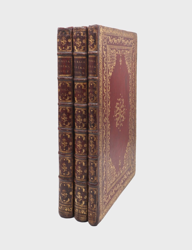 Biblia sacra vulgatae editionis tribus tomus distincta