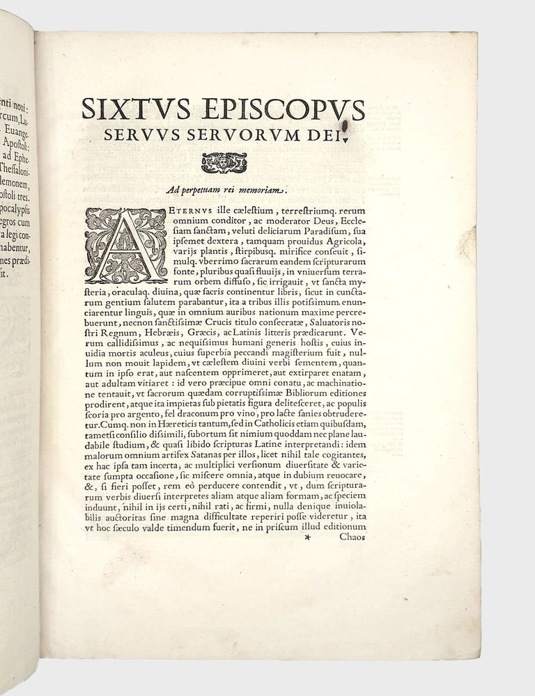 Biblia sacra vulgatae editionis tribus tomus distincta