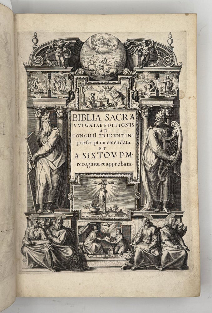 Biblia sacra vulgatae editionis tribus tomus distincta