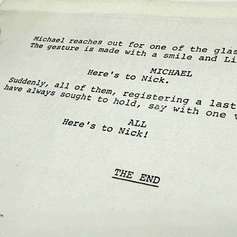 The Deer Hunter. An Original Screenplay. Fourth Draft