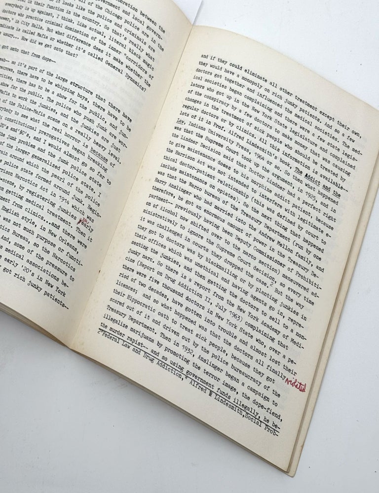 "A Talk with Allen Ginsberg" in A Magazine of Prose Published by and for Members of the Community of Bard College