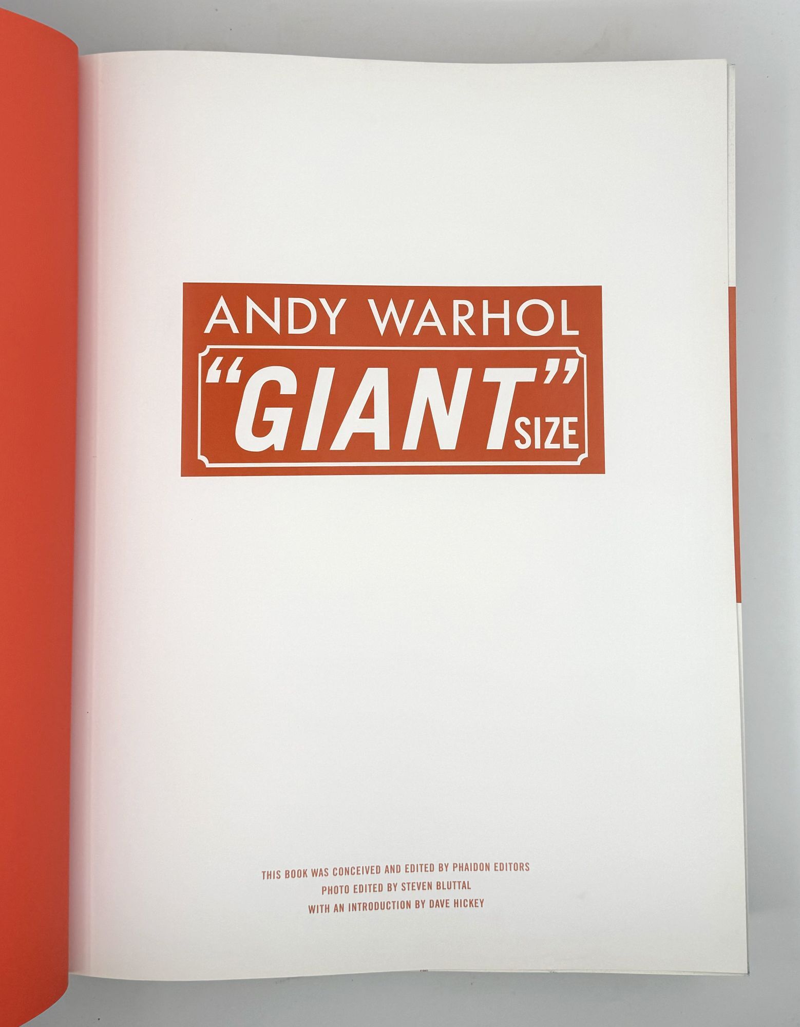 Andy Warhol Giant Size - Andy Warhol - First edition, second printing