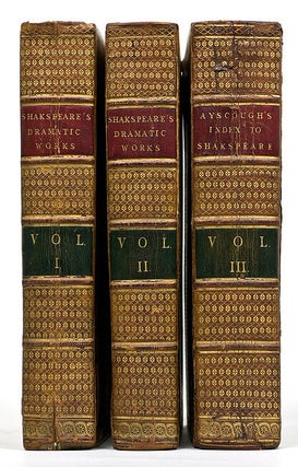 Item #37152 Shakspeare's Dramatic Works; with explanatory notes. A new edition. To which is...