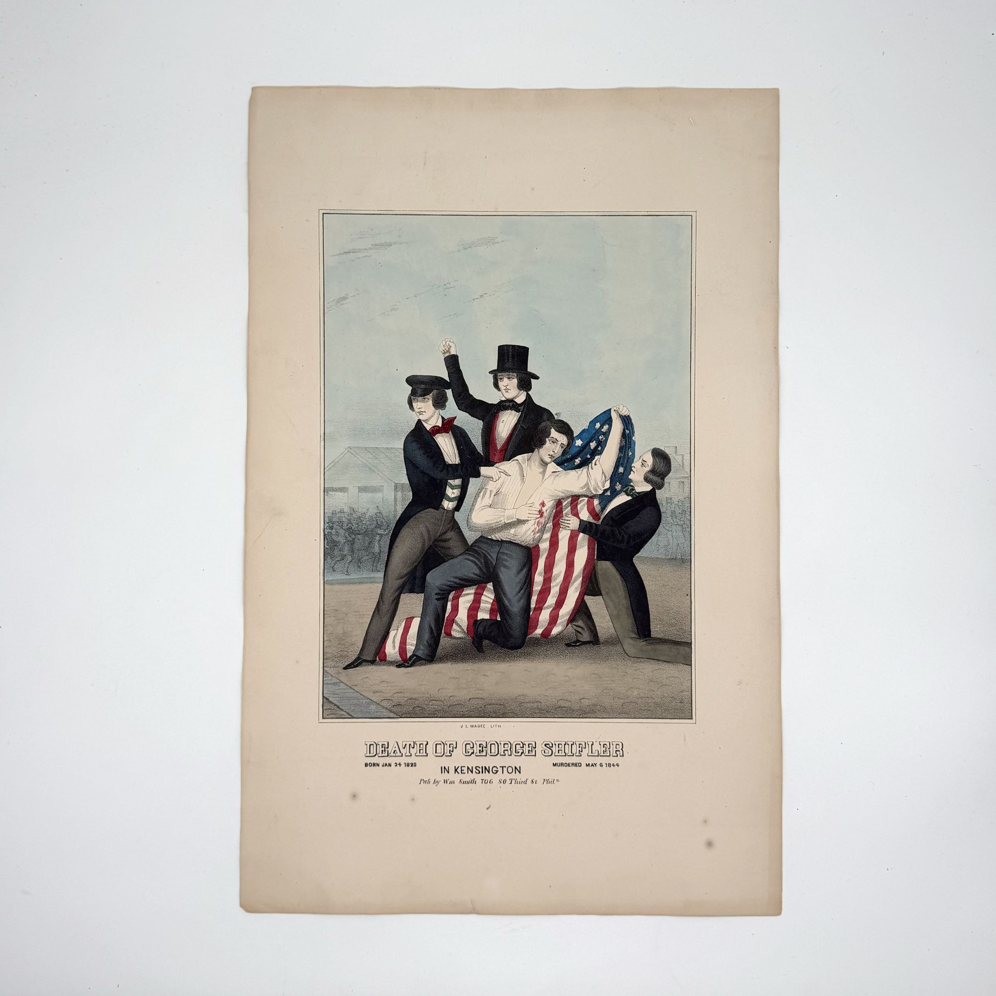 Death of George Shifler. Born Jan 24 1825 Murdered May 6 1844 in ...