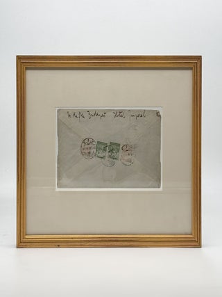 Item #371699 Autograph Envelope, signed (&ldquo;Dr Kafka&rdquo;), addressed to Rudolf Fuchs, Wien I,...