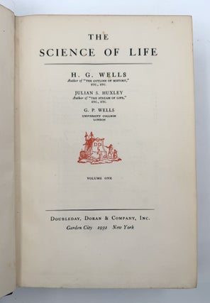 Item #371818 The Science of Life, Volumes 1 and 2. H. G. Wells