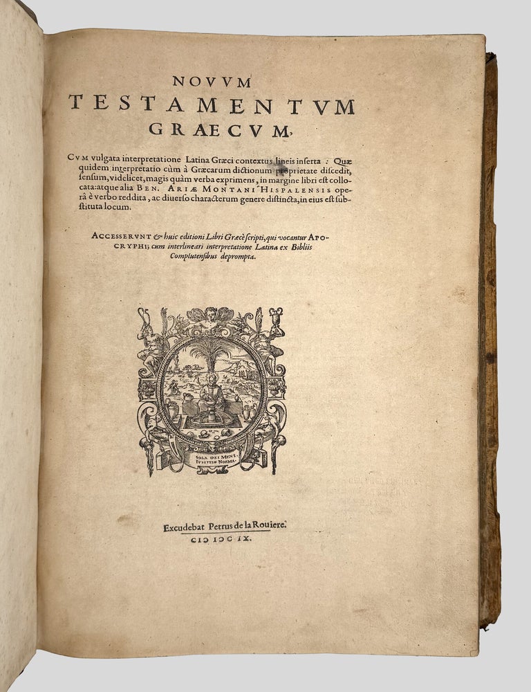 Biblia Hebraica ... Novum Testamentum Graecum ... [Old Testament in Hebrew with interlinear notes in Latin, bound with the New Testament in Greek, with interlinear notes in Latin]