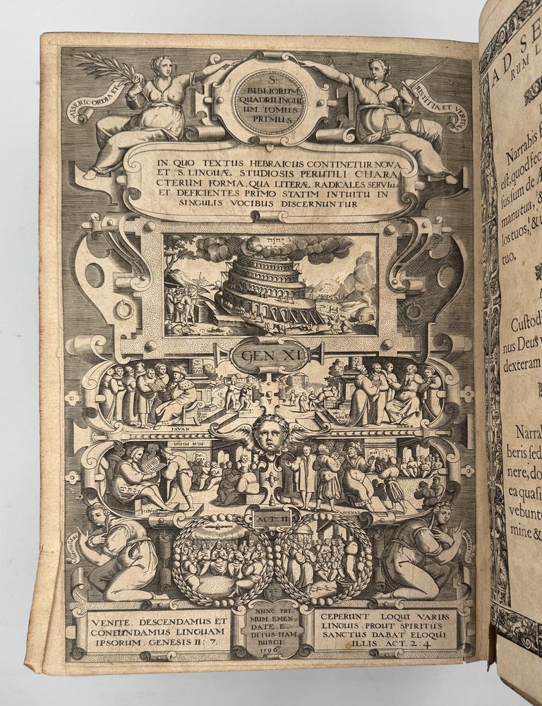 [Biblia Hebraica] ... S[acra] Bibliorum Quadriliguium Tomus Primus