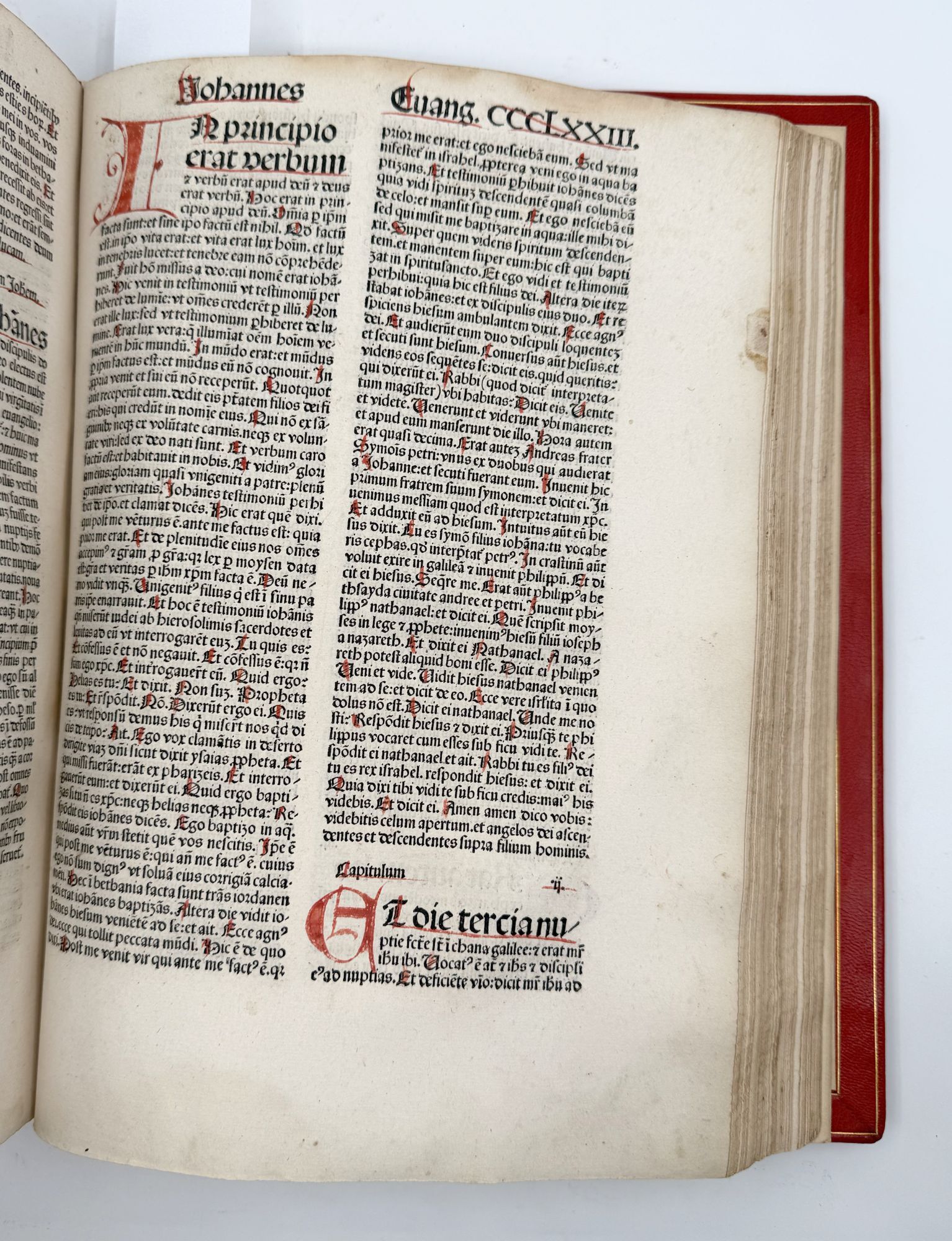Biblia Latina - 1482 Bible. Latin. Nuremberg - Eighth edition of the ...