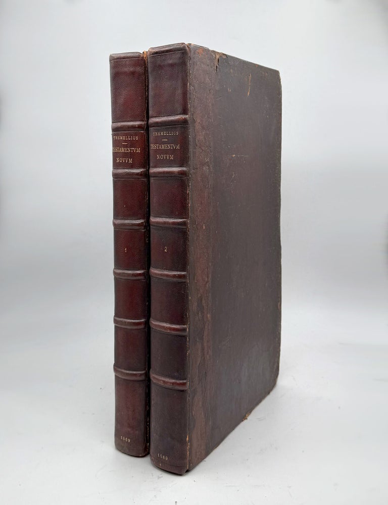 [Title in Greek:] He kaine diatheke. Testamentum Novum. [Title in Hebrew letters:] Deyatika hadeta. Est autem interpretatio Syriaca Noui Testamenti, Hebraeis typis descripta, plerisque etiam locis emendata. Eadem Latino sermone reddita. Autore Immanuele Tremellio