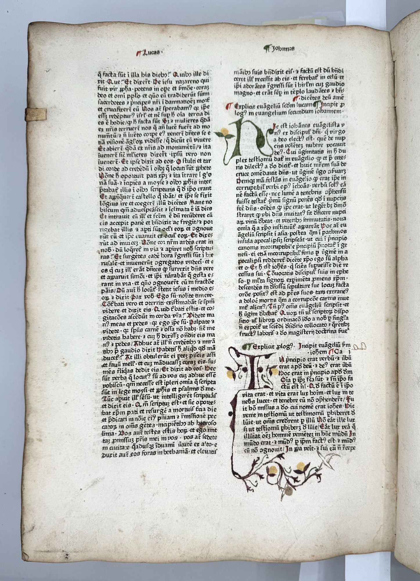 Bible In Latin Biblia Latina - 1476 Bible. Latin. Vulgate - Second Sensenschmidt and ...