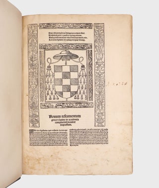 Item #372265 Novum testamentum graece et latine in Academia Complutensi noviter impressum. NEW...