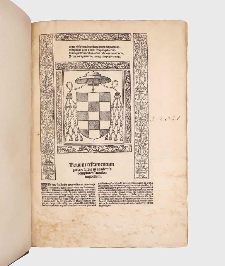 Novum testamentum graece et latine in Academia Complutensi noviter impressum