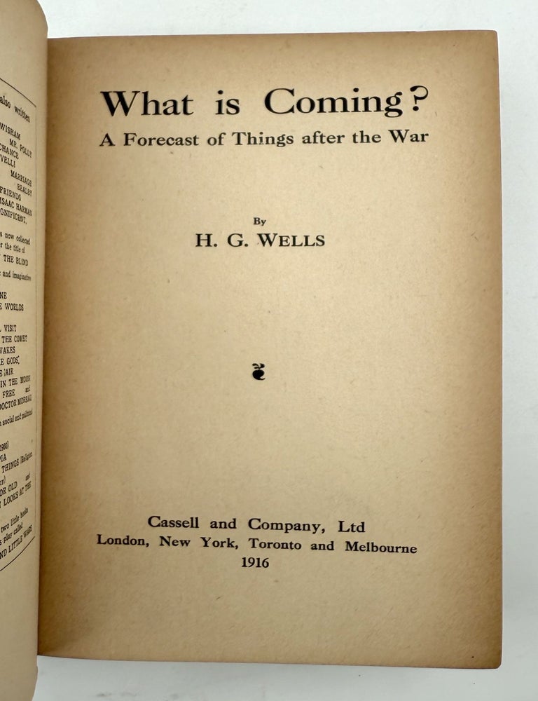 What Is Coming?