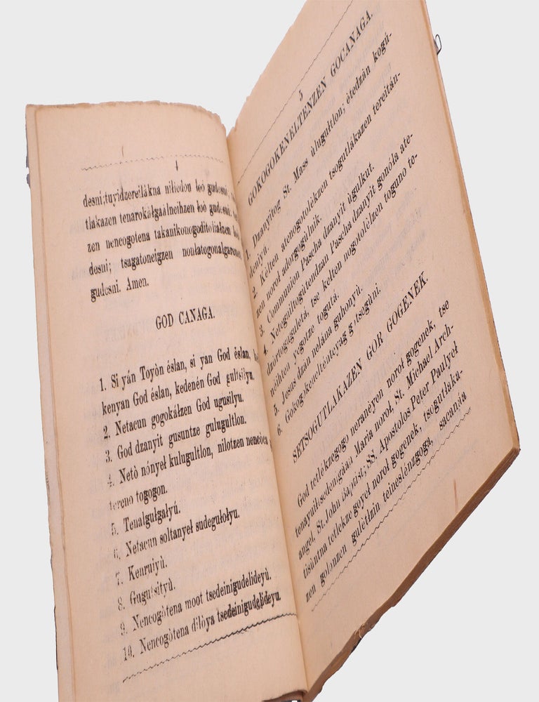 Catholic Prayers & Hymns in the Tinneh Language ... [Bound with:] Tinneh Indian Catechism of Christian Doctrine