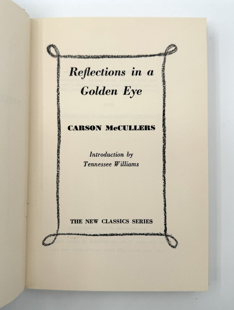 Reflections in a Golden Eye. Introduction by Tennessee Williams