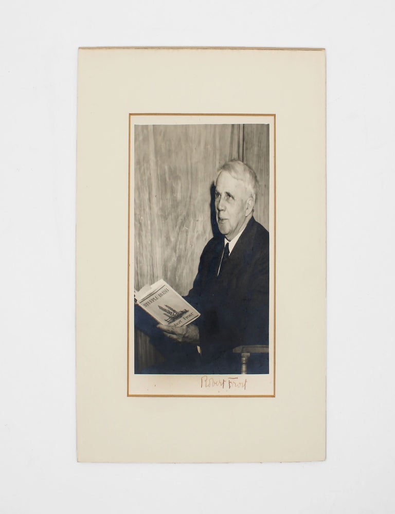 Item #372589 Robert Frost Reading from Steeplebush at Agnes Scott College, Signed. Robert Frost, Dorothy Calder.