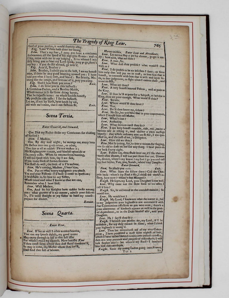 Original Leaves from the First Four Folios of the Plays of William Shakespeare, 1623, 1632, 1663, 1685. Introduction by Edwin Eliott Willoughby