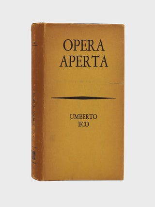 Item #372790 Opera aperta. Forma e indeterminazione nelle poetiche contemporanee. Umberto Eco