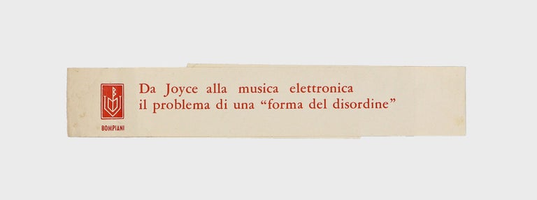 Opera aperta. Forma e indeterminazione nelle poetiche contemporanee