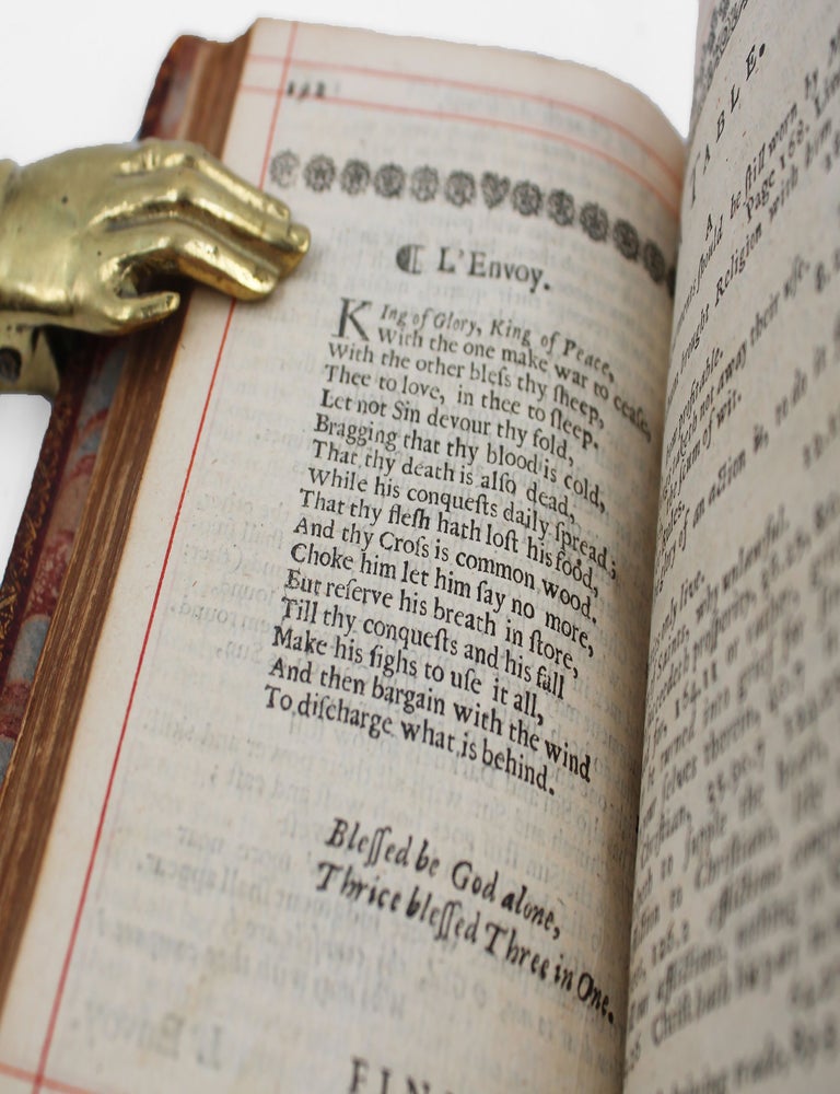 The Temple. Sacred Poems and Private Ejaculations [With] [Harvey, Christopher] The Synagogue or... (3/4)