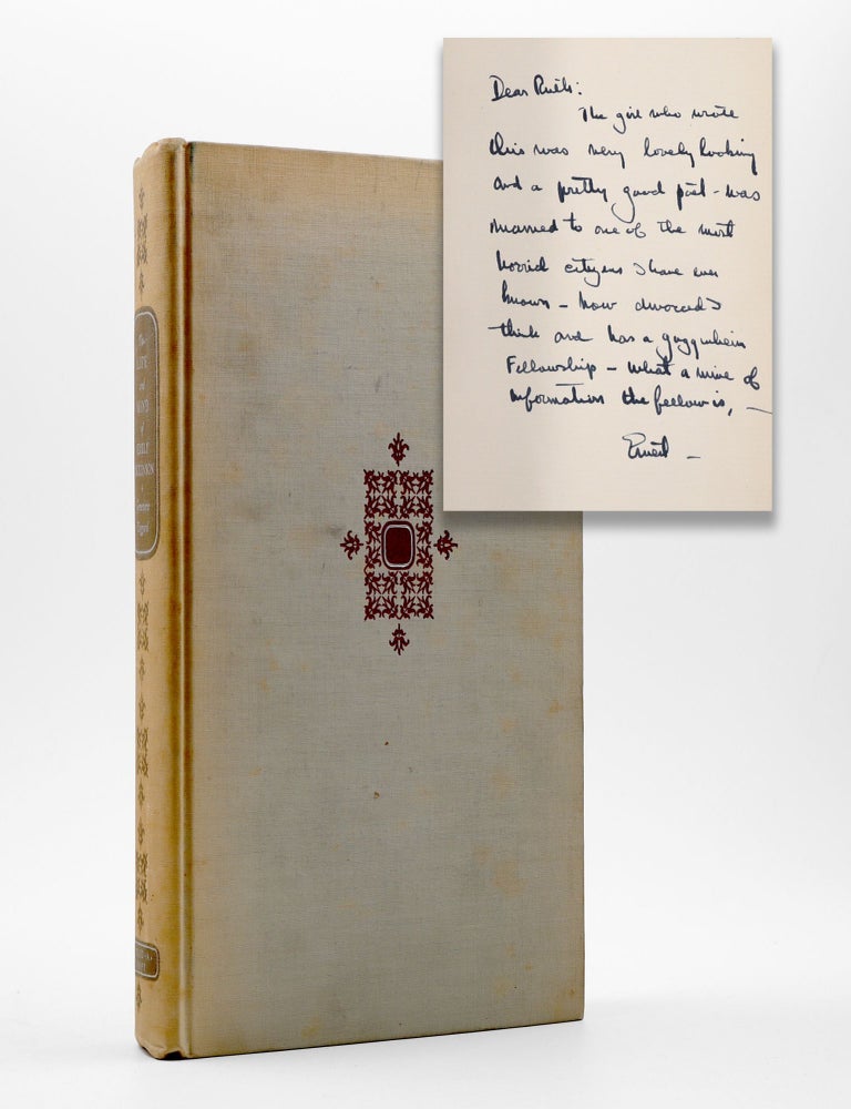 Item #372878 The Life and Mind of Emily Dickinson. Ernest Hemingway, Genevieve Taggard.